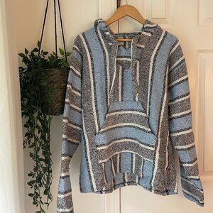 Casual Beachy Vibe Rug Inspired Hoodie | Size M